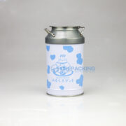 Round Milk Can Use for Milk Candy and money saving can