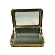 Gift Tin Box with window and Hinge