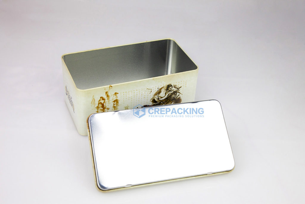 Rectangular Tin box For Playing Card