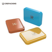 Custom Square Metal Tin Box Mints box Packaging