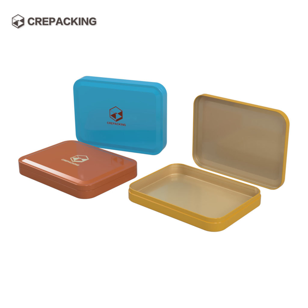 Custom Square Metal Tin Box Mints box Packaging