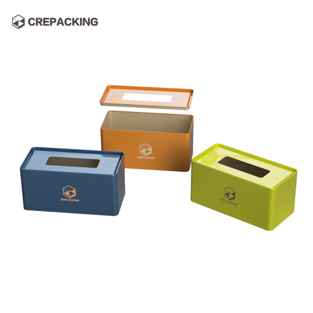 Custom Square tin box Recyclable Drawer Box